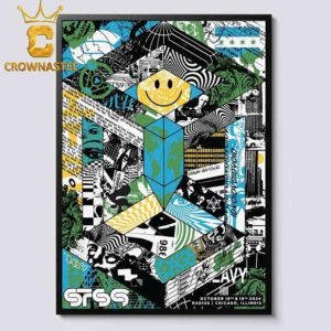 STS9 Band Chicago Illinois 2024 At Radius On October 18th And 19th Home Decor Poster Canvas