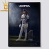 Shohei Ohtani Los Angeles Dodgers MLB The World Series Champions 2024 Home Decor Poster Canvas