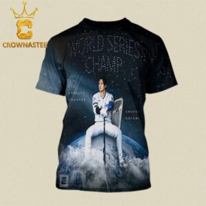 Shohei Ohtani Los Angeles Dodgers The 2024 World Series Champions MLB All Over Print Classic T-Shirt