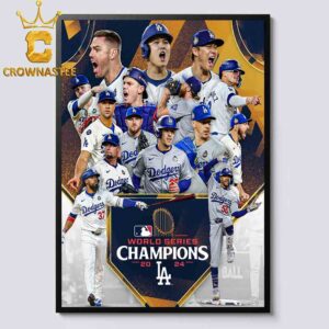 Congrats To Los Angeles Dodgers The World Series Champions MLB 2024 Home Decor Poster Canvas