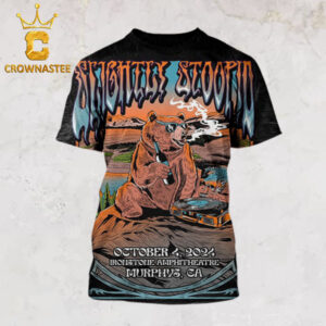 Slightly Stoopid Murphys CA 2024 Ironstone Amphitheatre On October 4th All Over Print T-Shirt