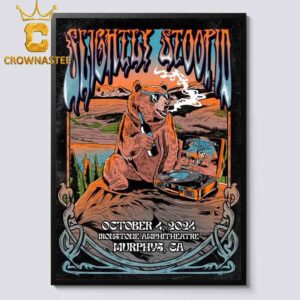 Slightly Stoopid Murphys CA 2024 Ironstone Amphitheatre On October 4th Home Decor Poster Canvas