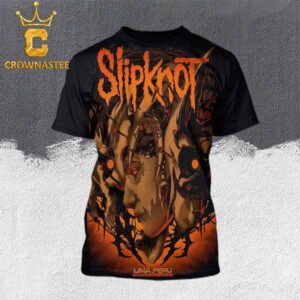 Slipknot Lima Peru 2024 Costa 21 On October 28th All Over Print T-Shirt