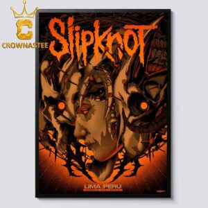 Slipknot Lima Peru 2024 Costa 21 On October 28th Home Decor Poster Canvas