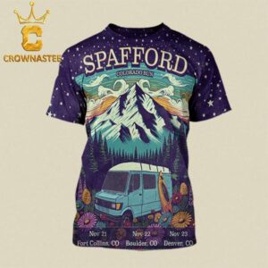 Spafford Fort Collins Boulder And Denver Colorado 2024 On November 21 22 23 All Over Print T-Shirt