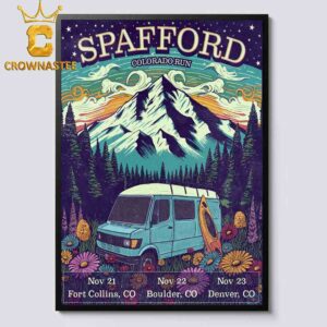 Spafford Fort Collins Boulder And Denver Colorado 2024 On November 21 22 23 Home Decor Poster Canvas