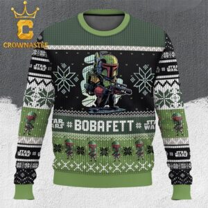 Star Wars Boba Fett Christmas Holiday Ugly Sweater