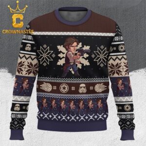 Star Wars Han Solo Christmas Holiday Ugly Sweater