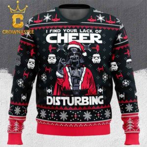 Star Wars I Find Your Lack Of Cheer Disturbing Ugly Christmas Sweater