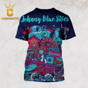 Sturgill Simpson AKA Johnny Blue Skies Brandon MS 2024 Brandon Amphtheater On October 4th All Over Print T-Shirt