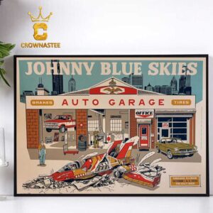 Sturgill Simpson AKA Johnny Blue Skies Chicago IL 2024 At The Salt Shed On October 1st And 2nd Home Decor Poster Canvas