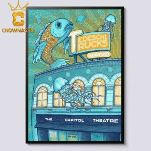 Tedeschi Trucks Band Port Chester NY 2024 The Capital Theatre On October 8th Home Decor Poster Canvas