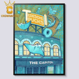 Tedeschi Trucks Band Port Chester NY 2024 The Capital Theatre On October 9th Home Decor Poster Canvas