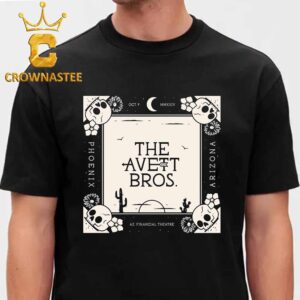 The Avett Brothers Phoenix Azizona 2024 AZ Financial Theatre On October 9th Classic T-Shirt