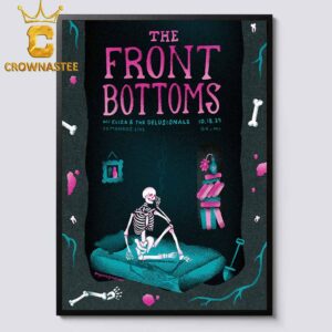 The Front Bottoms Grand Rapids Michigan 2024 GLC Live At 20 Monroe On October 18th Home Decor Poster Canvas