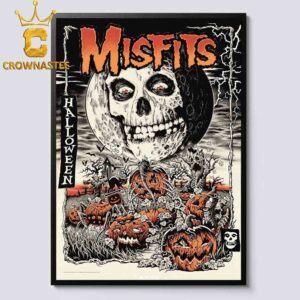 The Misfits Halloween 2024 Minneapolis Minnesota On October 31 Home Decor Poster Canvas