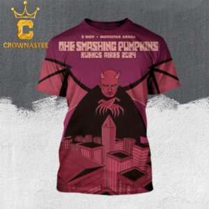 The Smashing Pumpkins Buenos Aires 2024 Santiago Chile At Movistar Arena On November 5th All Over Print T Shirt