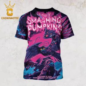 The Smashing Pumpkins Las Vegas NV 2024 Fontainebleau On September 27th All Over Print T-Shirt