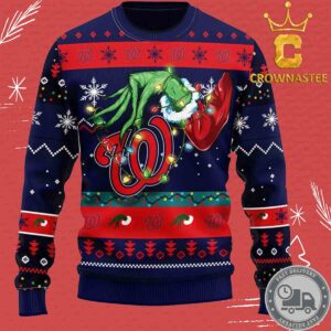 Washington Nationals MLB Grich Christmas Holiday Ugly Sweater