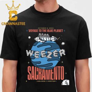 Weezer Sacramento California 2024 Golden 1 Center On October 8th Classic T-Shirt