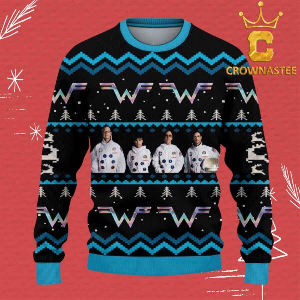 Weezer Ugly Christmas Holday Sweater