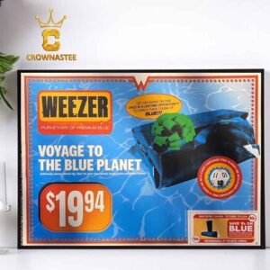 Weezer Vancouver Canada 2024 At Roger Arena On October 5th Home Decor Poster Canvas