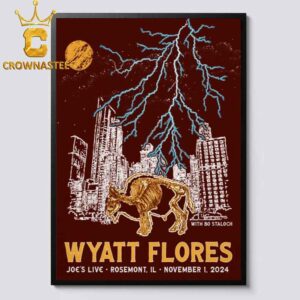 Wyatt Flores Rosemont IL 2024 Joe Live On November 1st Home Decor Poster Canvas