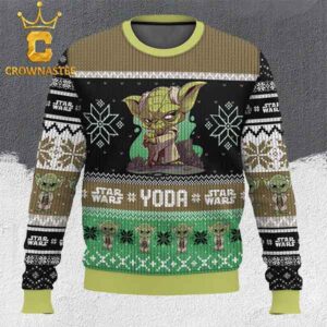 Star Wars Yoda Christmas Holiday Ugly Sweater