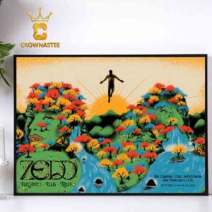 Zedd San Francisco CA 2024 Bill Graham Civic Auditorium From October 10th To 13th Home Decor Poster Canvas