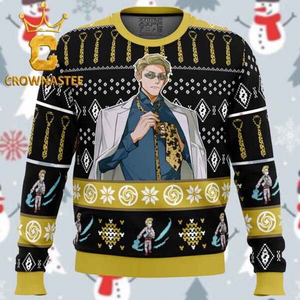 73 Sorcerer Nanami Kento Jujutsu Kaisen Christmas Holiday Gift Ugly Sweater