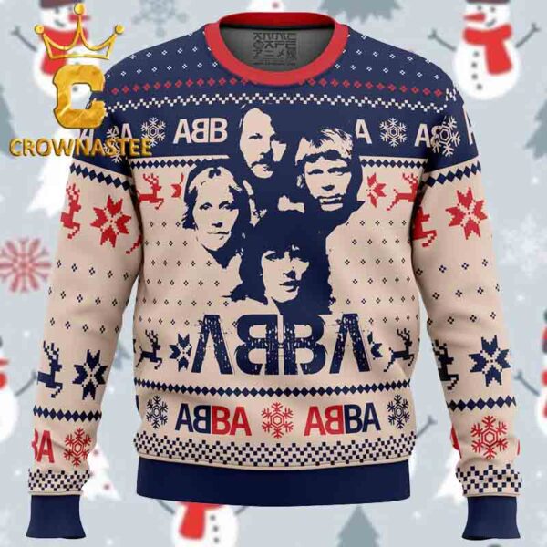 ABBA Christmas Holiday Gift Ugly Sweater