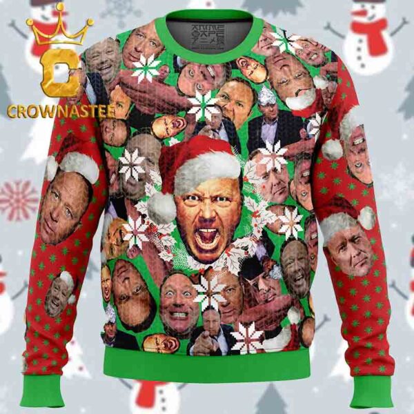 Alex Jones Christmas Holiday Gift Ugly Sweater