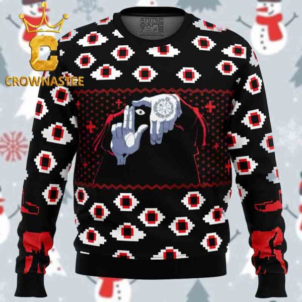 Alucard Eyes Hellsing Christmas Holiday Gift Ugly Sweater