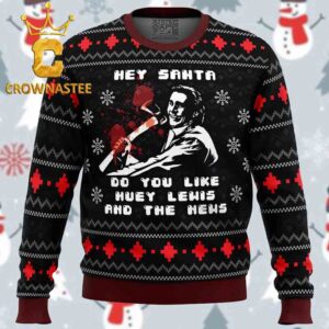 American Santa American Psycho Christmas Holiday Gift Ugly Sweater