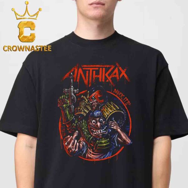 Anthrax Drokk It Tour Classic T Shirt Hodie Sweater