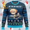 Are You Human Dororo Christmas  Holiday Gift Ugly Sweater