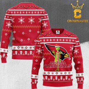 Arizona Cardinals Grinch Funny Christmas Holiday Ugly Sweater