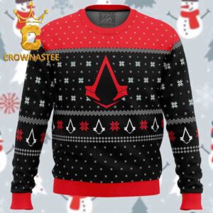 Assassins Creed Assassin Insignia Symbol Christmas Holiday Gift Ugly Sweater