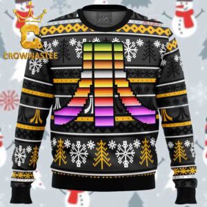 Atari Game Christmas Holiday Gift Ugly Sweater