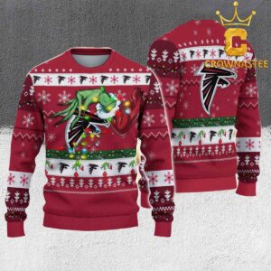 Atlanta Falcons NFL Grinch Christmas Holiday Ugly Sweater