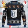 Attack on Titan Colossal Claus Is Coming To Town Ugly Christmas Sweater