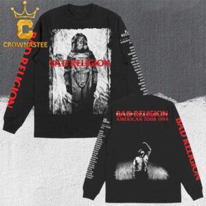 Bad Religion Stranger Than Fiction American Tour 1994 Long Sleeve Hoodie