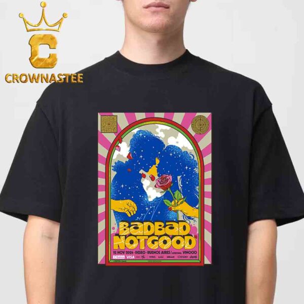 BadbadNotGood Desseo Buenos Aires 2024 Vinocio Club On November 12th Classic T-Shirt