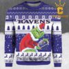 Baltimore Ravens NFL Grinch Christmas Holiday Ugly Sweater