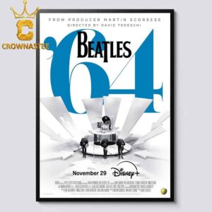 Beatles 64 Movie Disney+ Streaming On November 29 An Original Documentary Home Decor Poster Canvas