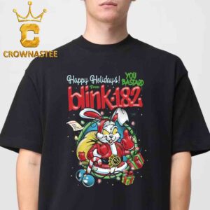 Blink-182 Happy Holidays You Bastard Christmas Classic T-Shirt Hoodie Sweater