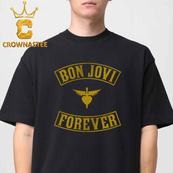 Bon Jovi Forever Heart And Dagger Classic T-Shirt