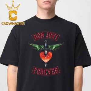 Bon Jovi Forever Heart And Dagger Long Sleeve T-Shirt Sweater