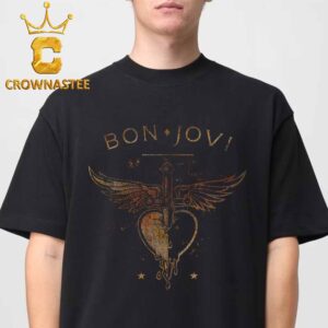 Bon Jovi Heart And Dagger Vintage T-Shirt