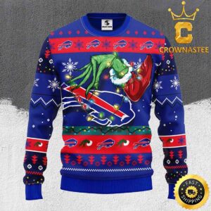 Buffalo Bills NFL Grinch Christmas Ugly Sweater